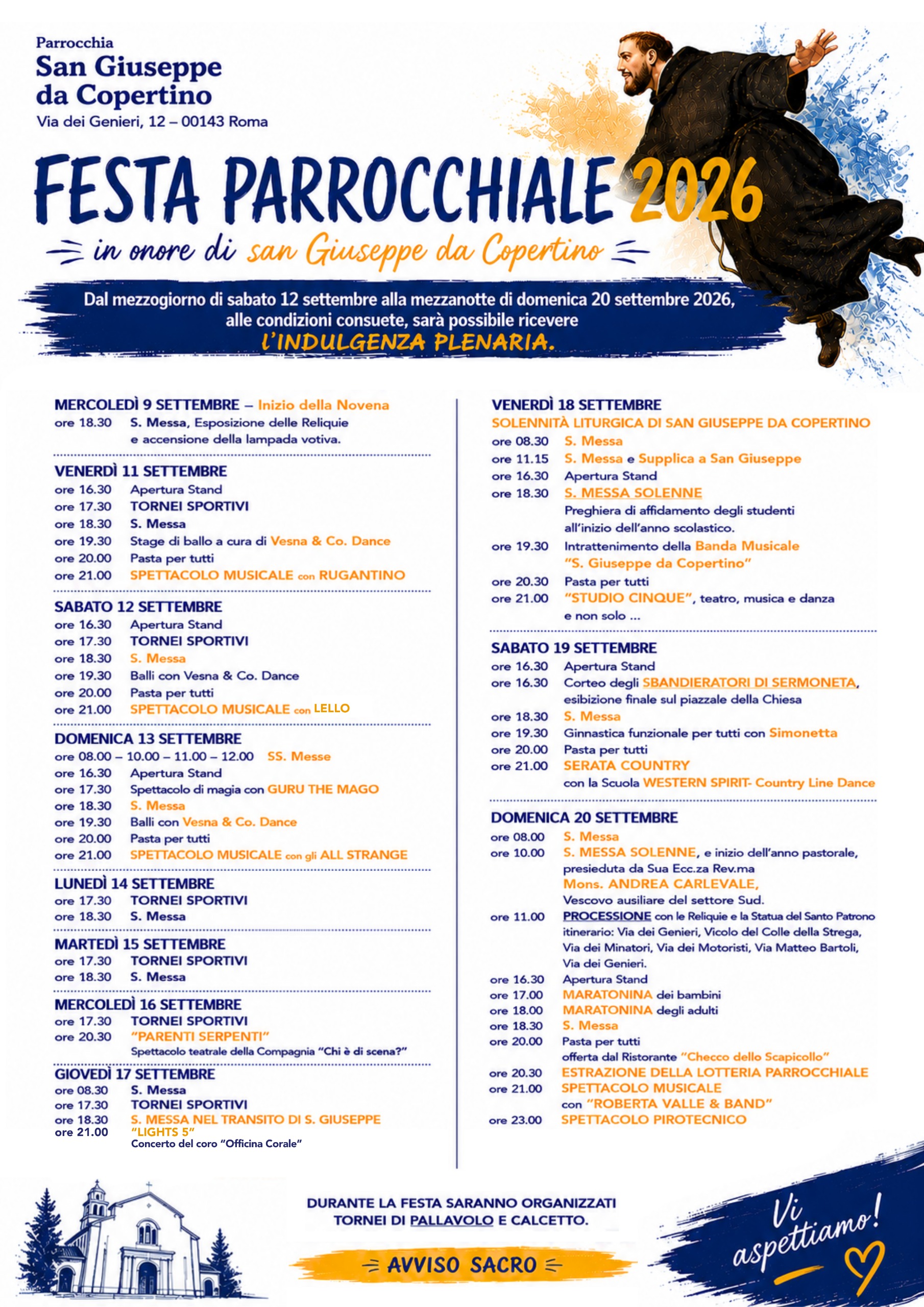 Festa di San Giuseppe da Copertino